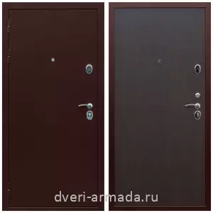 Входные двери Роял Вуд, Недорогая дверь входная Армада Люкс Антик медь / МДФ 6 мм ПЭ Венге