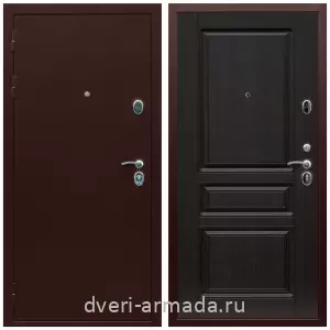 Входные двери толщиной 70 мм, Дверь входная Армада Люкс Антик медь / МДФ 16 мм ФЛ-243 Венге